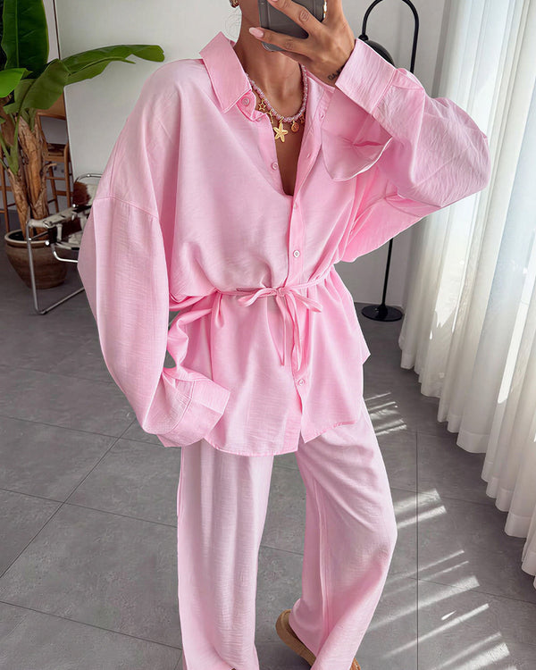 Curvvvy® Effortless Elegance 2-Piece Loungewear Set