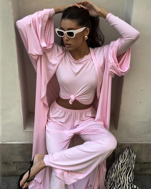 Curvvvy® Effortless Chic 3-Piece Knit Loungewear Set