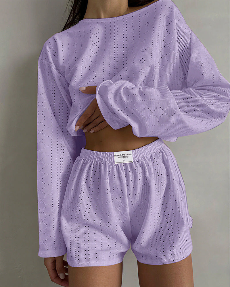 Curvvvy® Lightweight Breathable Hollow-Out Lounge Set
