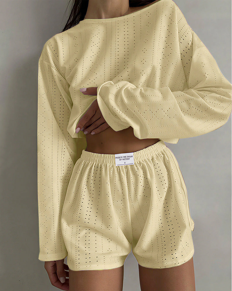 Curvvvy® Lightweight Breathable Hollow-Out Lounge Set
