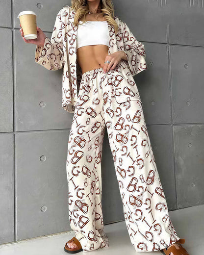 Curvvvy® The Luxe Monogram Loungewear Set