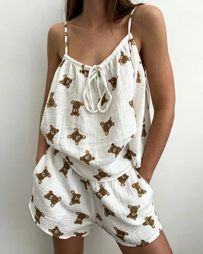 Curvvvy™ Cloud Cotton Cami & Shorts Lounge Set