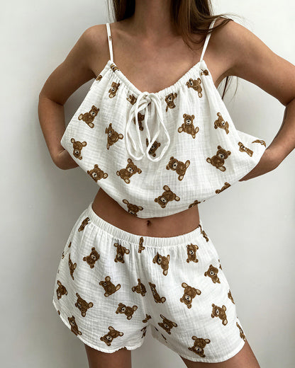 Curvvvy™ Cloud Cotton Cami & Shorts Lounge Set