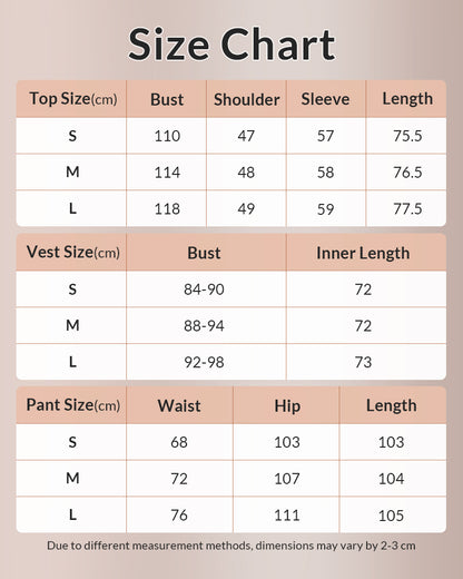 Curvvvy™ Striped 3-Piece Lounge Set - Shirt, Bralette & Pants