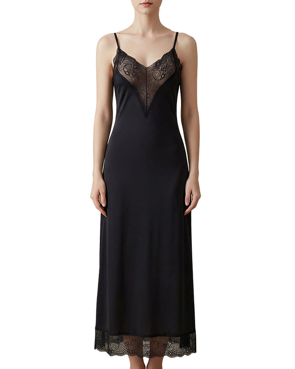 Curvvvy™ Das Aphrodite Nachthemd aus transparenter Spitze mit hohem Schlitz