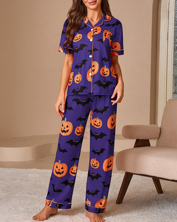 Curvvvy™ Nachtmodeset met Kanten Bies: Top en Short