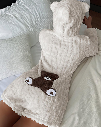 Curvvvy™ Conjunto de Dormir de Top y Short con Ribete de Encaje