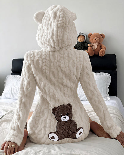 Curvvvy™ Conjunto de Dormir de Top y Short con Ribete de Encaje