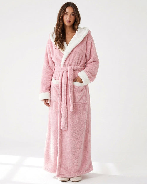 Curvvvy™ Gemütlicher Plüsch-Overall mit Bärenohren-Kapuze
