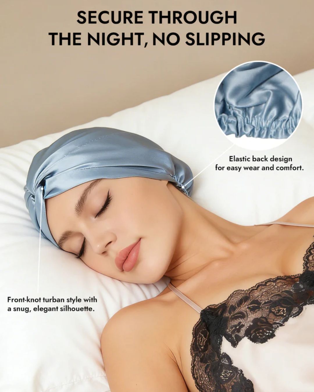 Curvvvy® Ultra Luxe Satin Hair Bonnet