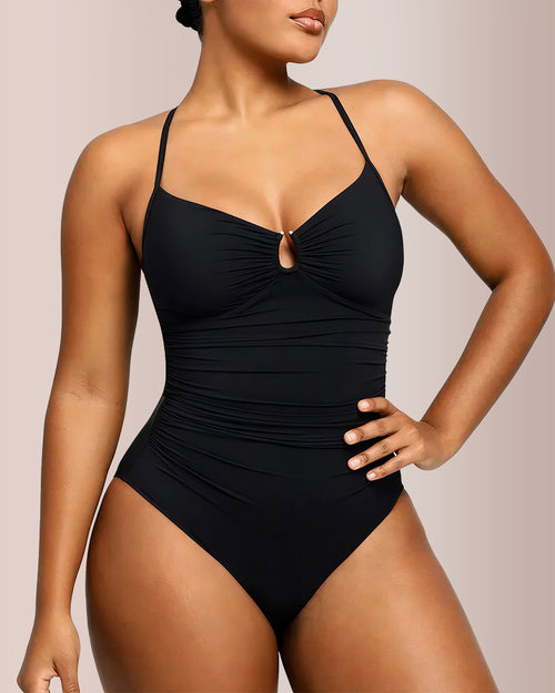 Curvvvy® Smart Sculpt U-Ring Cut-Out Slimming One-Piece Swimwear