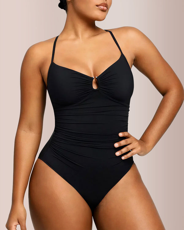 Curvvvy® Smart Sculpt U-Ring Cut-Out Slimming One-Piece Swimwear