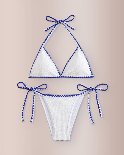 Curvvvy® Halter Lift Scallop Bikini Swimwear