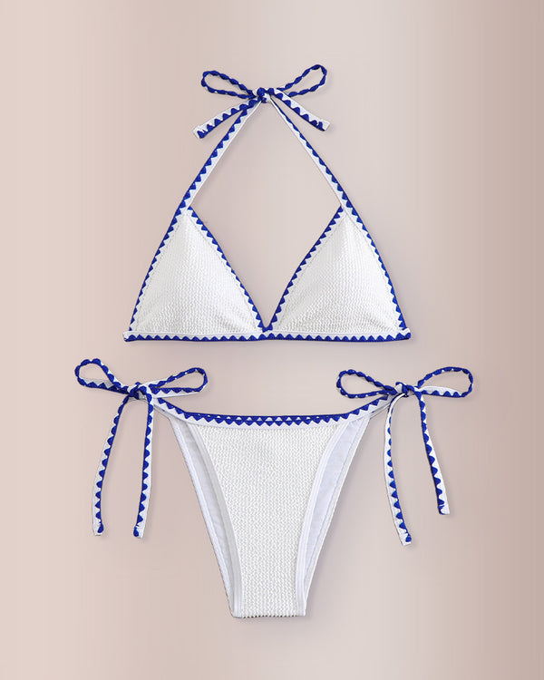 Curvvvy® Halter Lift Scallop Bikini Swimwear