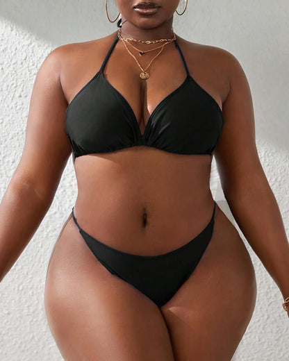 Curvvvy® Sheer Mesh Bikini Four-Piece Set