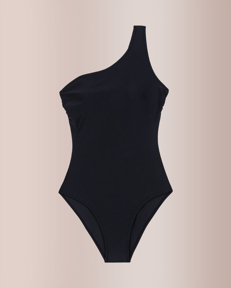 Curvvvy®  Minimalist Midnight Black Resort Swimwear