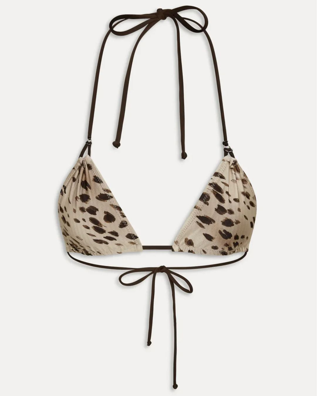 Curvvvy®  Leopard Print Side Tie Strap Bikini Set