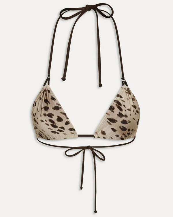 Curvvvy®  Leopard Print Side Tie Strap Bikini Set