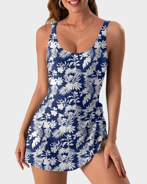 Curvvvy® One Piece Tummy ControlTie Knot Swimsuits