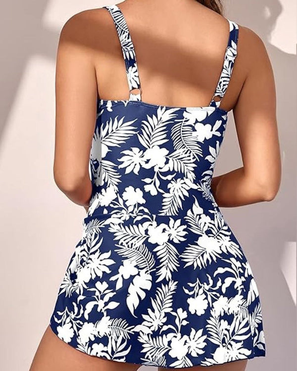 Curvvvy® One Piece Tummy ControlTie Knot Swimsuits
