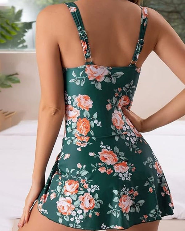 Curvvvy® One Piece Tummy ControlTie Knot Swimsuits