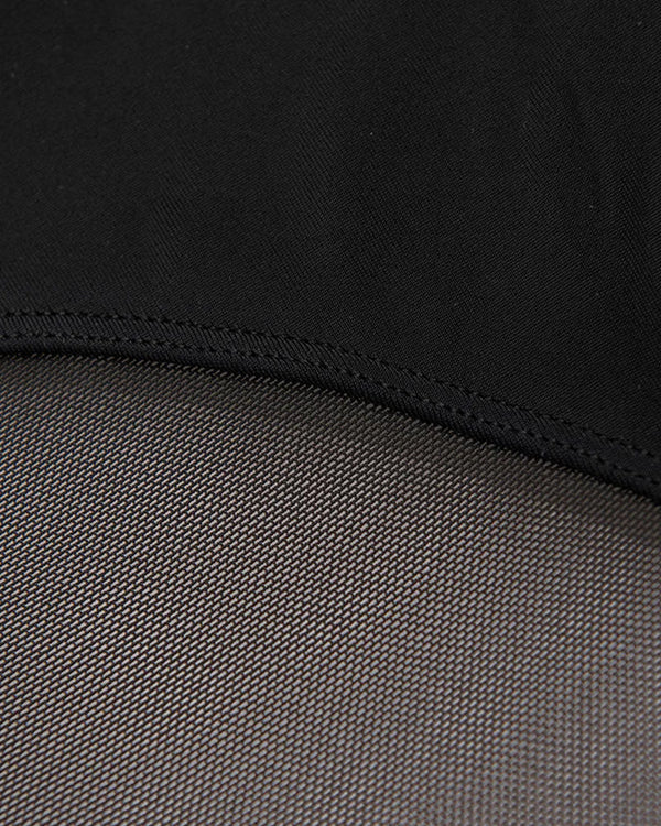 Curvvvy™ Deep V Halter Mesh Cutout One-Piece Swimsuit