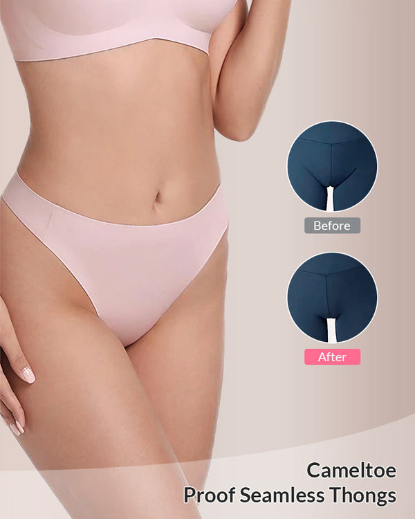 Curvvvy® ForLove – Seamless Invisible Comfort Thongs (5 Pack) curvvvy