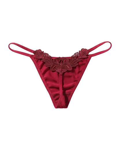 Curvvvy® Butterfly Lace V-Cut Thong