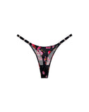 Black Floral Print
