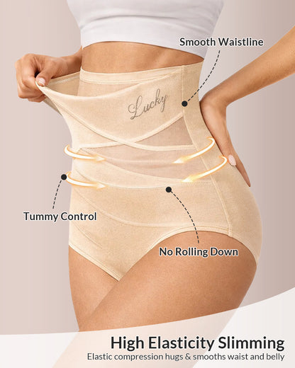 Curvvvy® Crossover High-Waist Tummy Control Panties