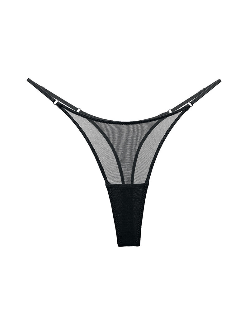Curvvvy® The Siren Sheer Mesh Adjustable Thong