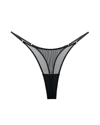 Curvvvy® The Siren Sheer Mesh Adjustable Thong