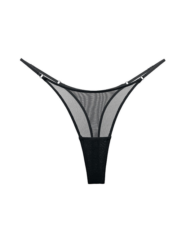 Curvvvy® The Siren Sheer Mesh Adjustable Thong