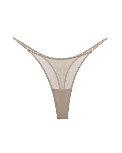 Curvvvy® The Siren Sheer Mesh Adjustable Thong