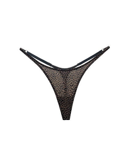 Curvvvy® Adjustable ice silk thong – low-rise, high-cut, seamless