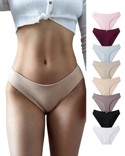 Curvvvy® Barely-There Ice Silk Seamless Low-Rise Briefs