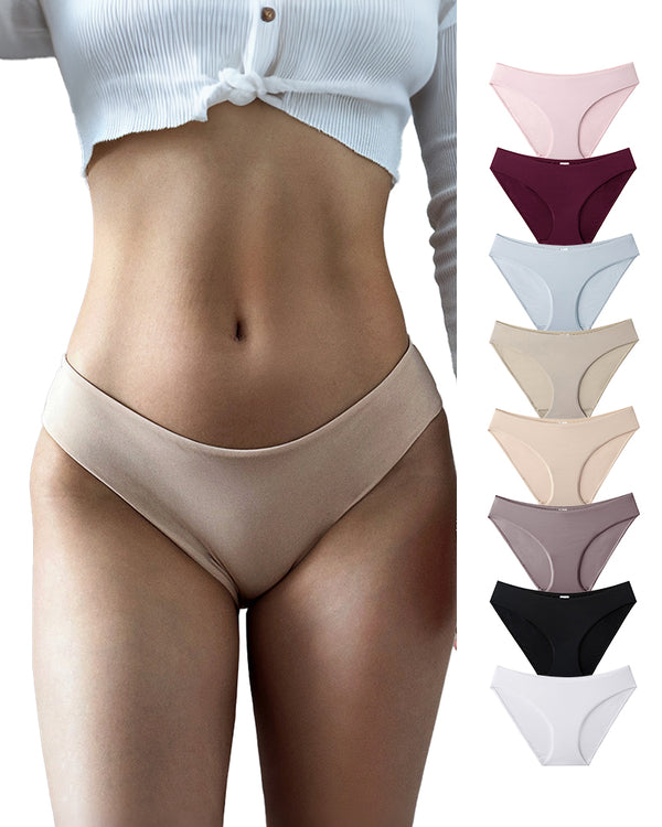 Curvvvy® Barely-There Ice Silk Seamless Low-Rise Briefs