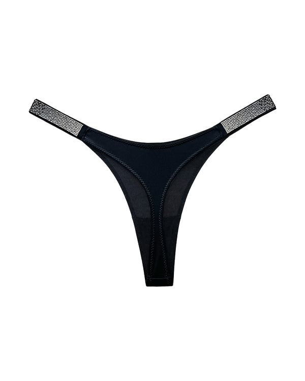 Curvvvy® Gradient Rhinestone Thong