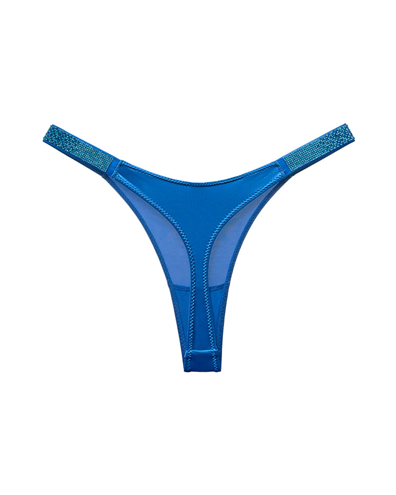 Curvvvy® Gradient Rhinestone Thong