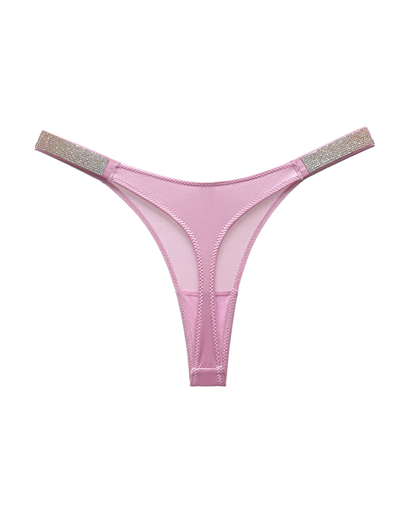 Curvvvy® Gradient Rhinestone Thong