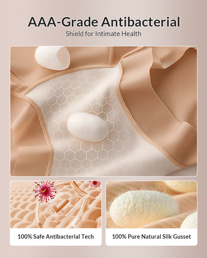 Curvvvy® High-Waisted Seamless Ice Silk Shaping Briefs (6 Pack)