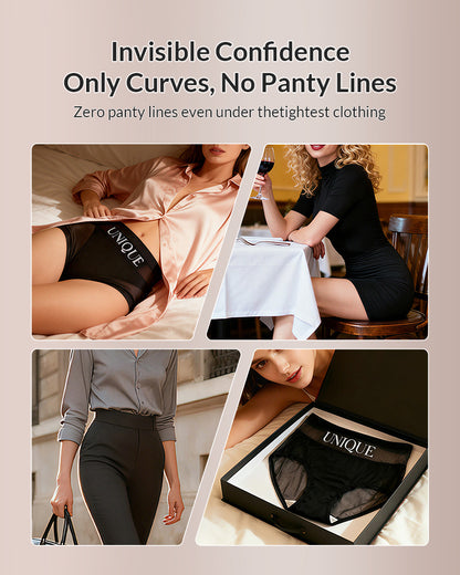 Curvvvy® High-Waisted Seamless Ice Silk Shaping Briefs (6 Pack)