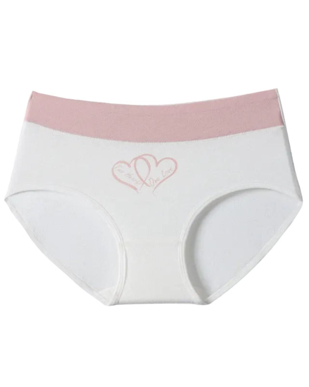Curvvvy® Cute Love Print Soft Cotton Stretchy Women's Panties (6 Pack)