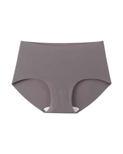 Curvvvy® Seamless Antibacterial Mid-Waist Plus Size Briefs