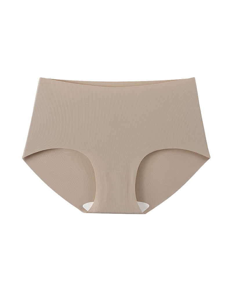 Curvvvy® Seamless Antibacterial Mid-Waist Plus Size Briefs