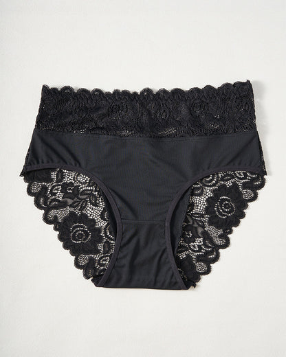 Curvvvy™ Seamless Lace Trim Panties