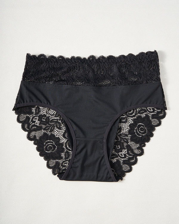Curvvvy™ Seamless Lace Trim Panties