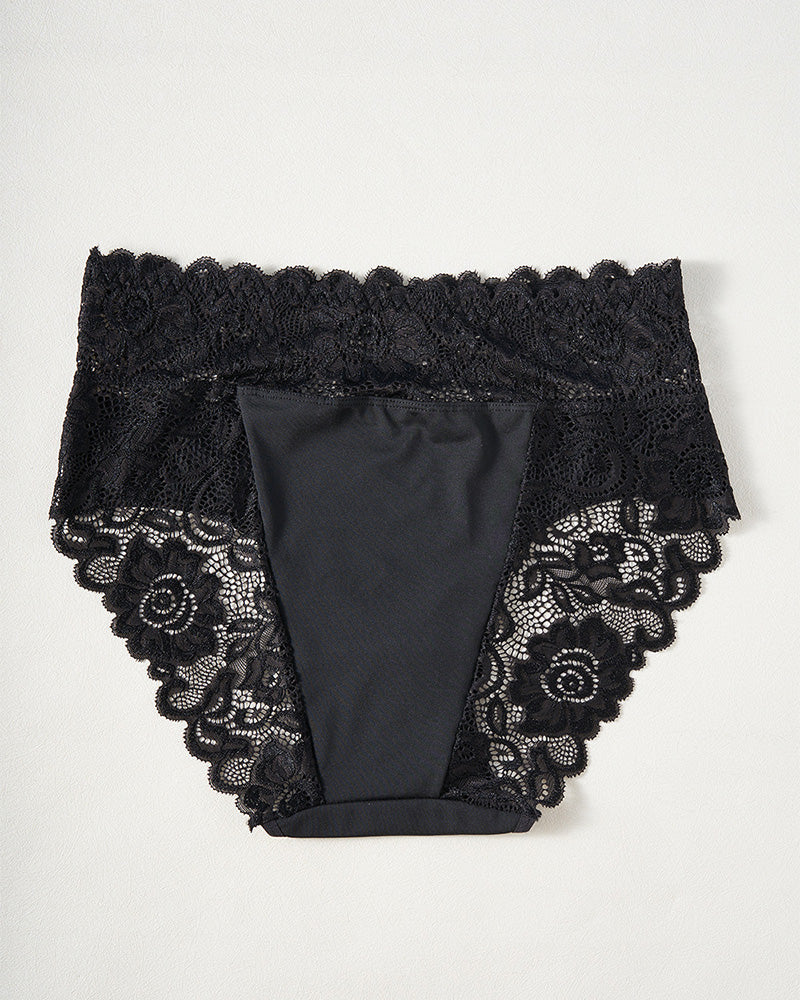 Curvvvy™ Seamless Lace Trim Panties