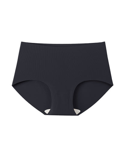 Curvvvy® Seamless Antibacterial Mid-Waist Plus Size Briefs