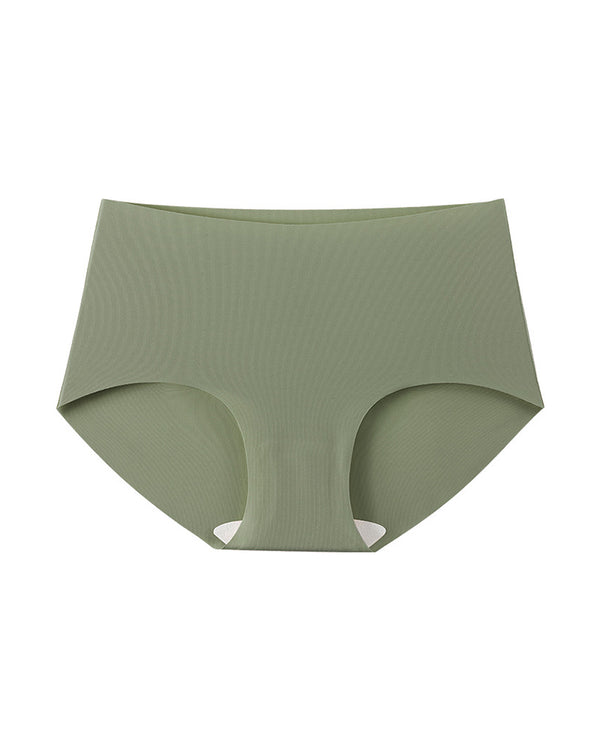 Curvvvy® Seamless Antibacterial Mid-Waist Plus Size Briefs